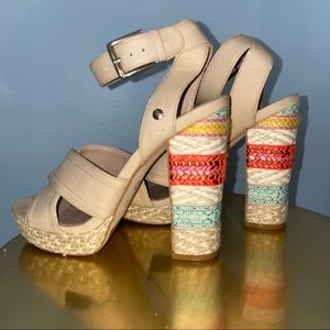 Mix No. 6 block heels size 5.5